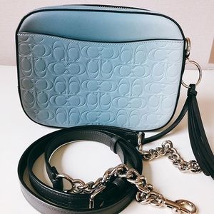 NWT coach signature camera bag